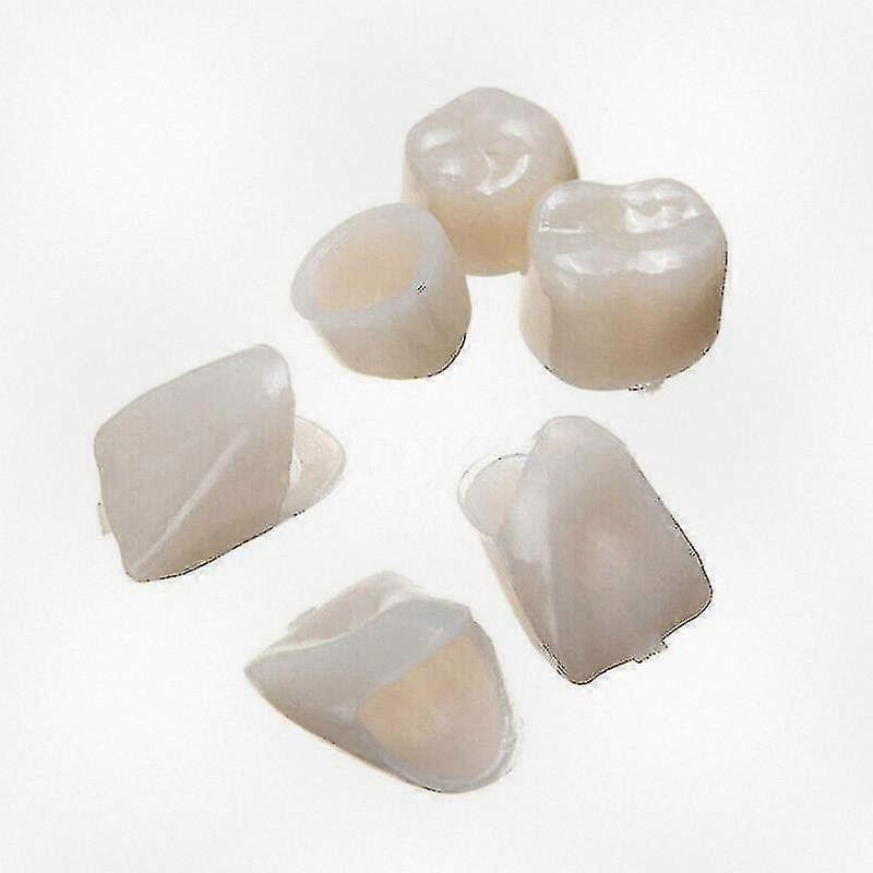 115 piece temporary dental crown kit for anterior and posterior teeth with resin material