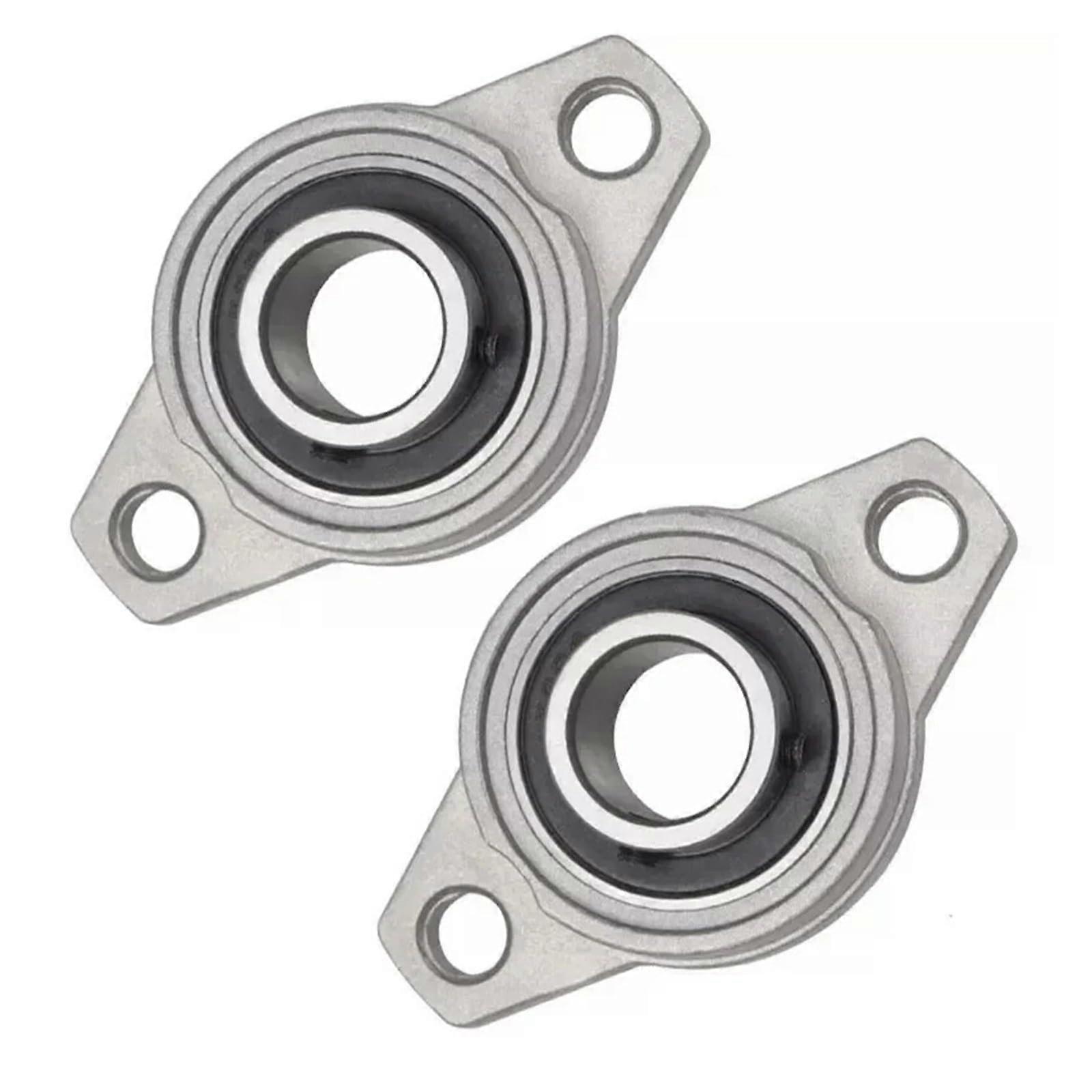KFL08 Pillow Block Bearing Housing - Flange Support for Bore Sizes 8-35mm, KFL006 Series, Compatible with KFL000