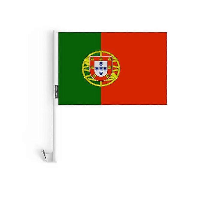 Flag - Portugal - 10 pieces - 14 x 21 cm - Polyester - Double-sided printing