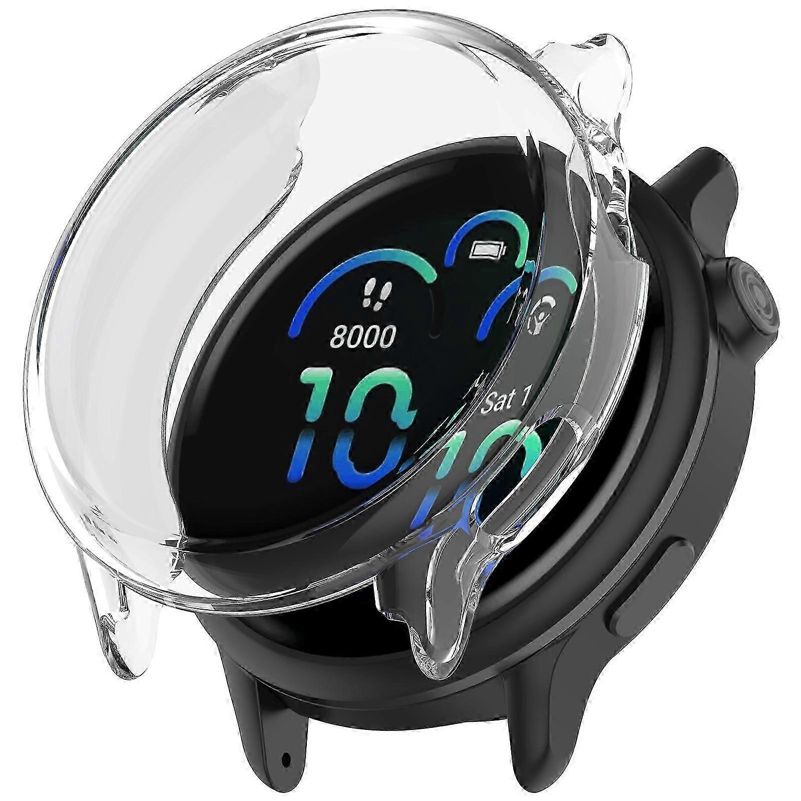 Electroplated TPU Full Coverage Watch Protective Case For Garmin Vivoactive 6