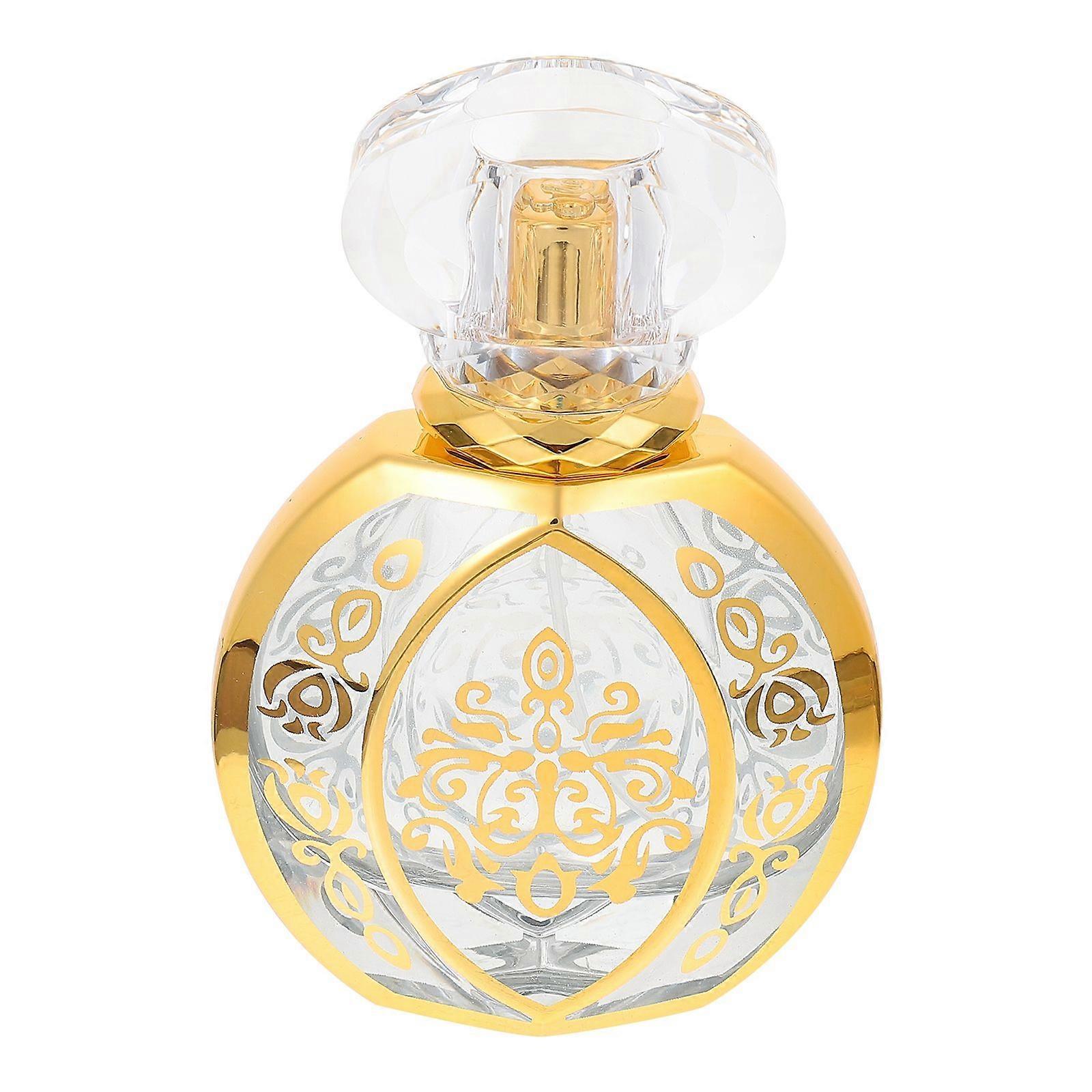 Gilding Perfume Spray Bottle Refillable Empty 50ML Fine Mist Perfume Spray Bottle