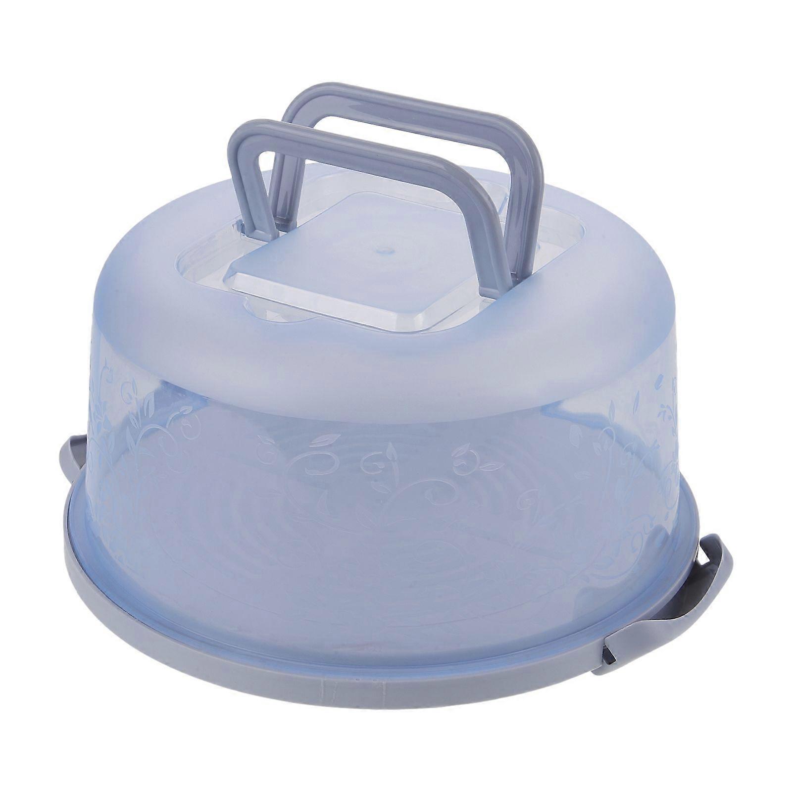 Handheld Cake Carrier With Lid Party Cupcake Box Carrying Case Cupcake Round Holder