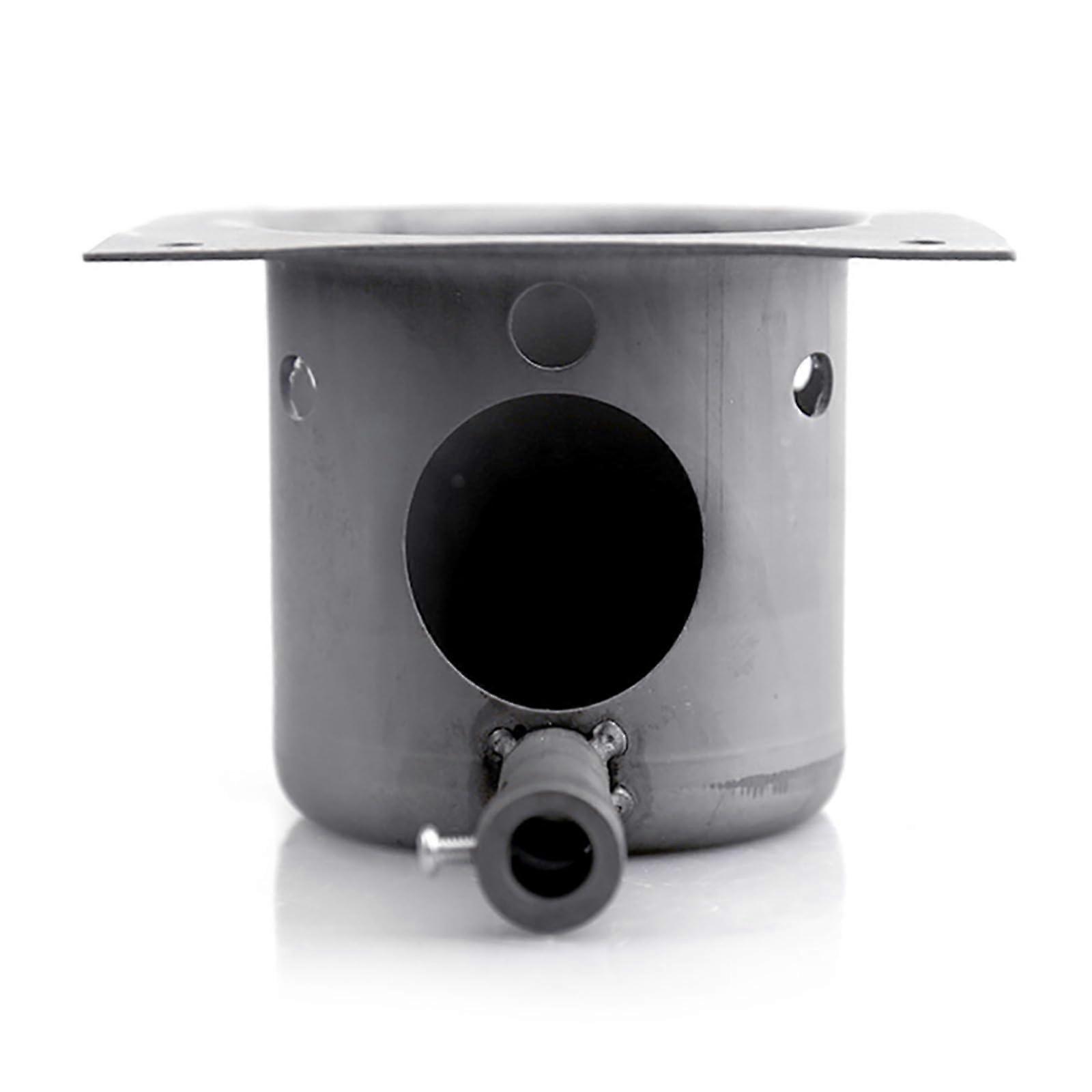 Pellet Grills Spare Part Silver Burner Pots, Universal Replacement For Backyard Pellet Grills, Stainless Steel, 1 Set