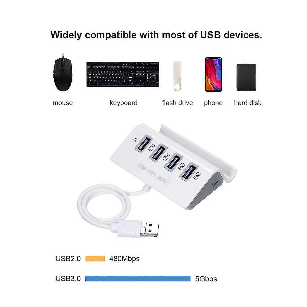 USB OTG HUB 4 in 1 Hub USB3.0 Multi Spliter for PC Laptop
