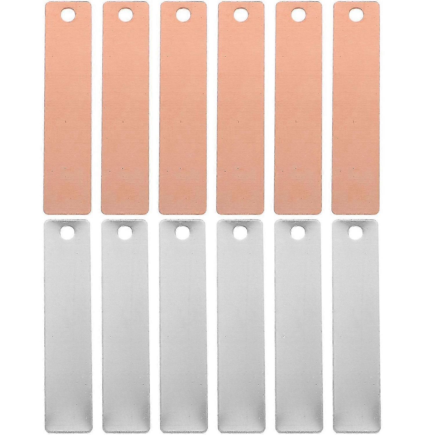 1 Set Zinc Copper Anode Sheet Metal Electrode Sheet for Fruit Battery Science Experiment