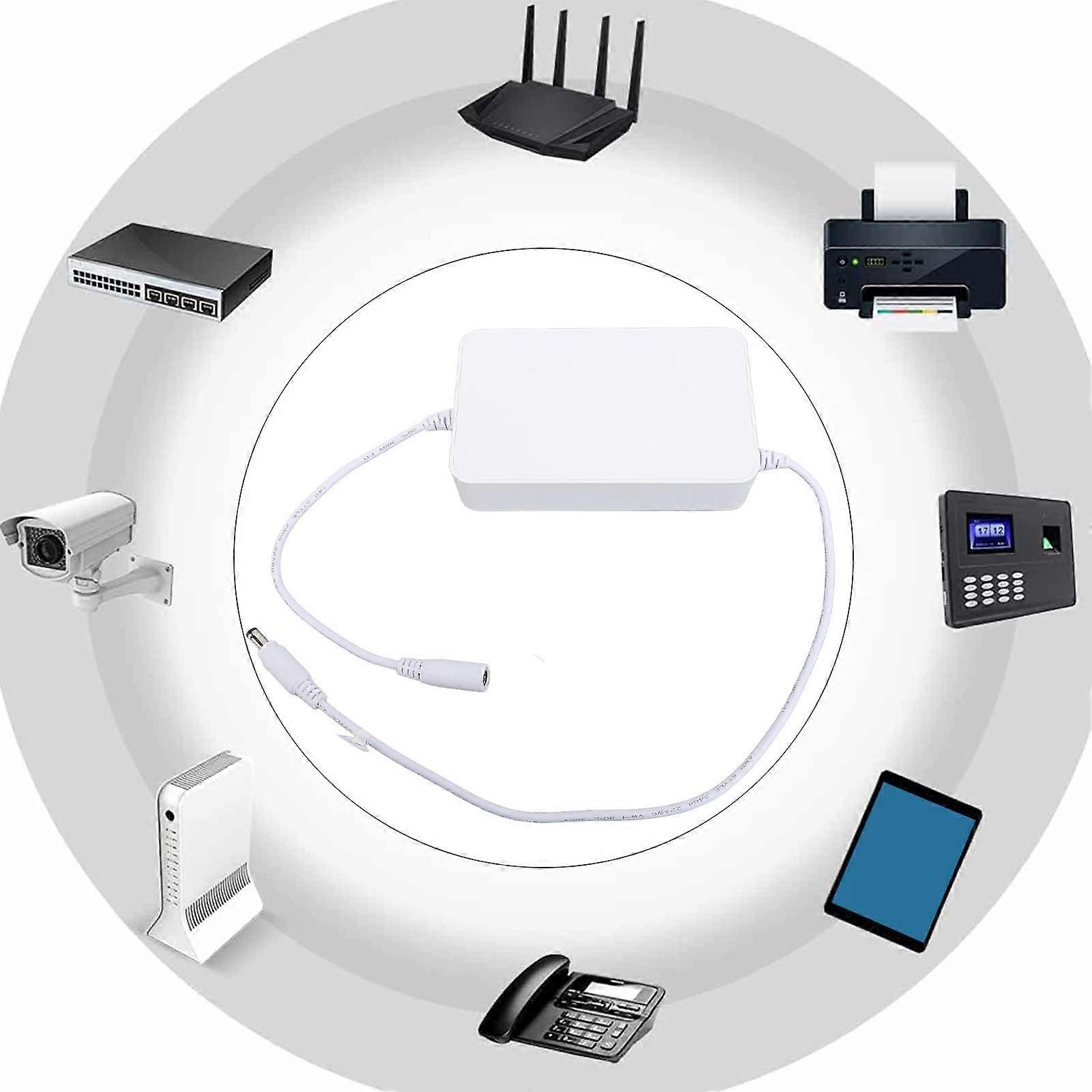 9000mAh UPS Battery Backup Uninterruptible Power Supply Mini DC UPS for Phone Camera Router DC 9V 2A EU Plug 