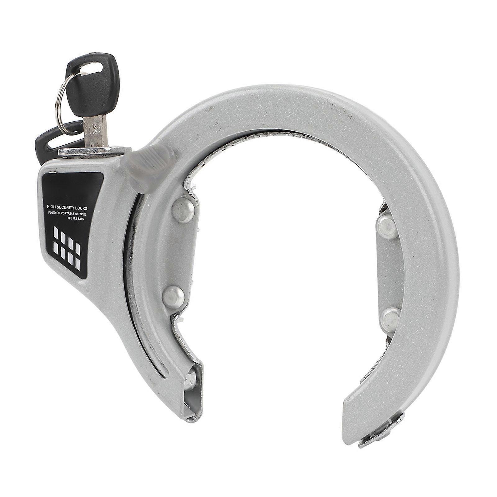 2つのキーを備えたバイクホースシューロック山道折りたたみ自転車用のアルミニウム合金盗難防止ロック