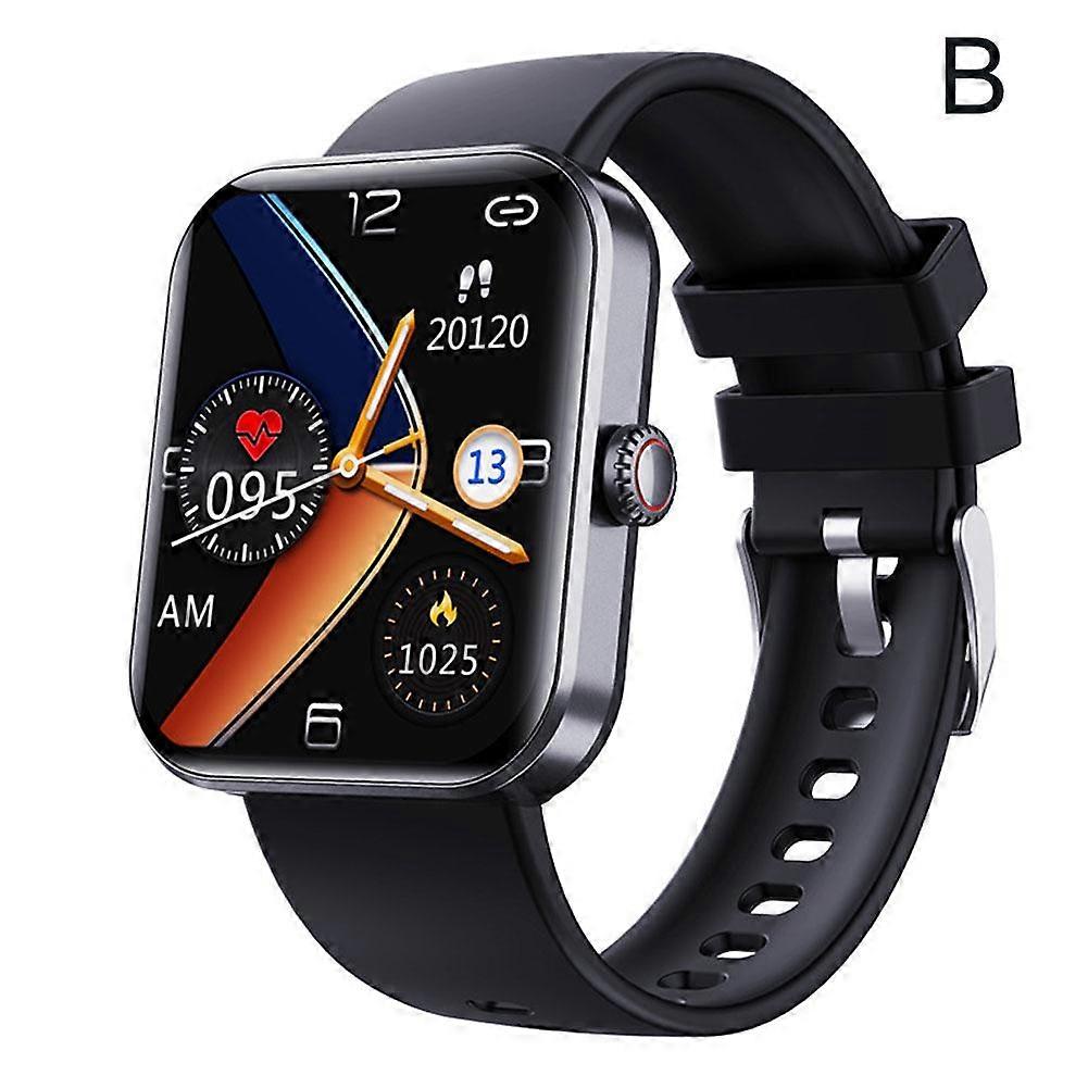Black(B)$F57L Smart Watch Body Temperature Heart Rate Blood Oxygen Information Reminder Pedometer Smart Bracelet Sports Watch