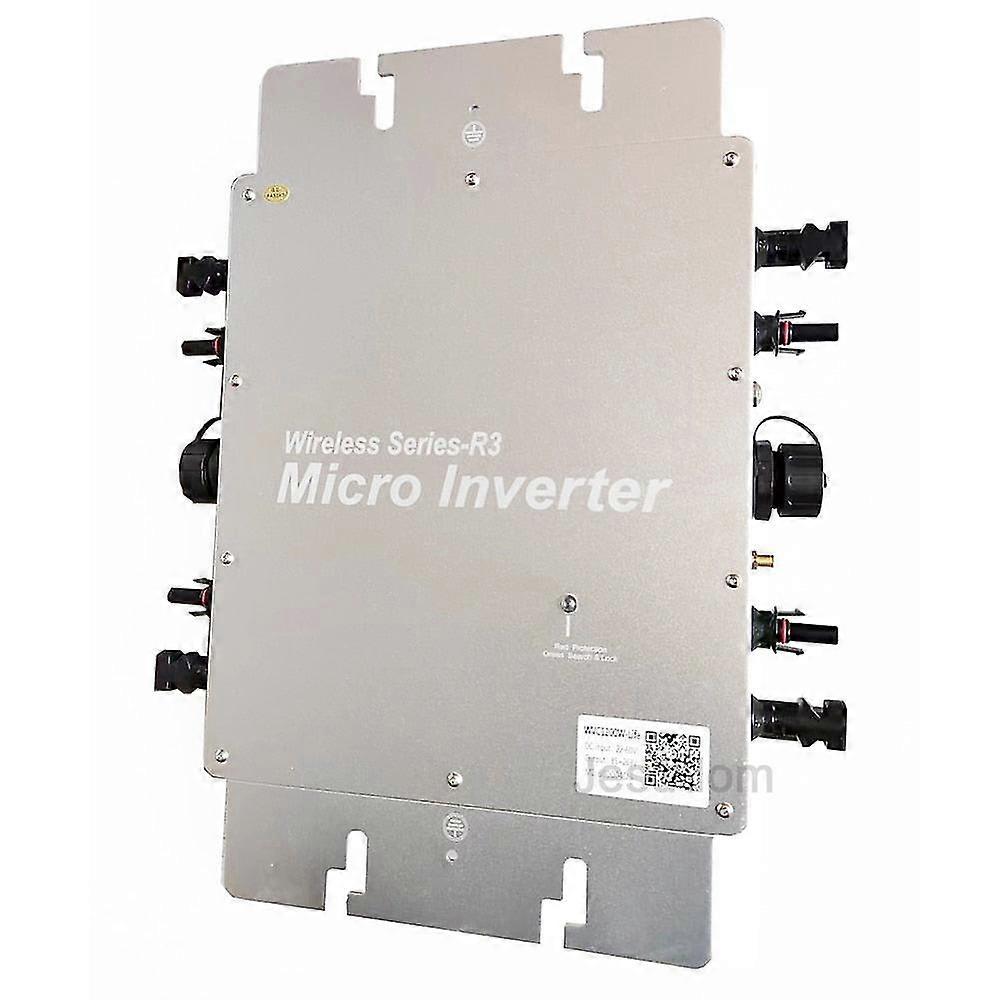 1200W Solar Micro Grid Tie Inverter, Suitable for Various DC Inputs Between 22-60V and Output of 120V/230V, Auto Switching, Wifi Enabled, Se