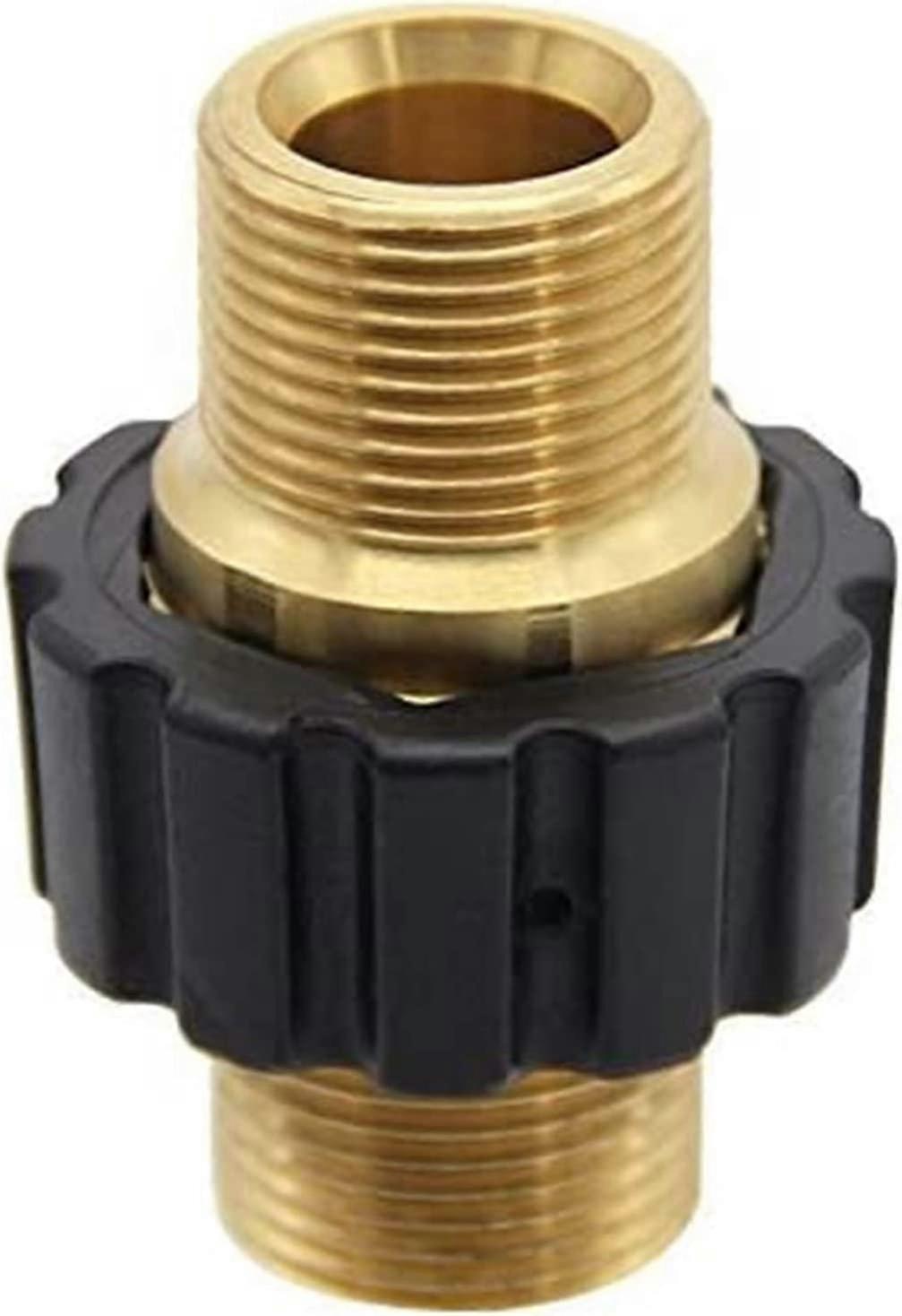 High-Pressure Wash Hose Quick Connector Compatible with M22 Metric Male Thread Fittings for Efficient Cleaning