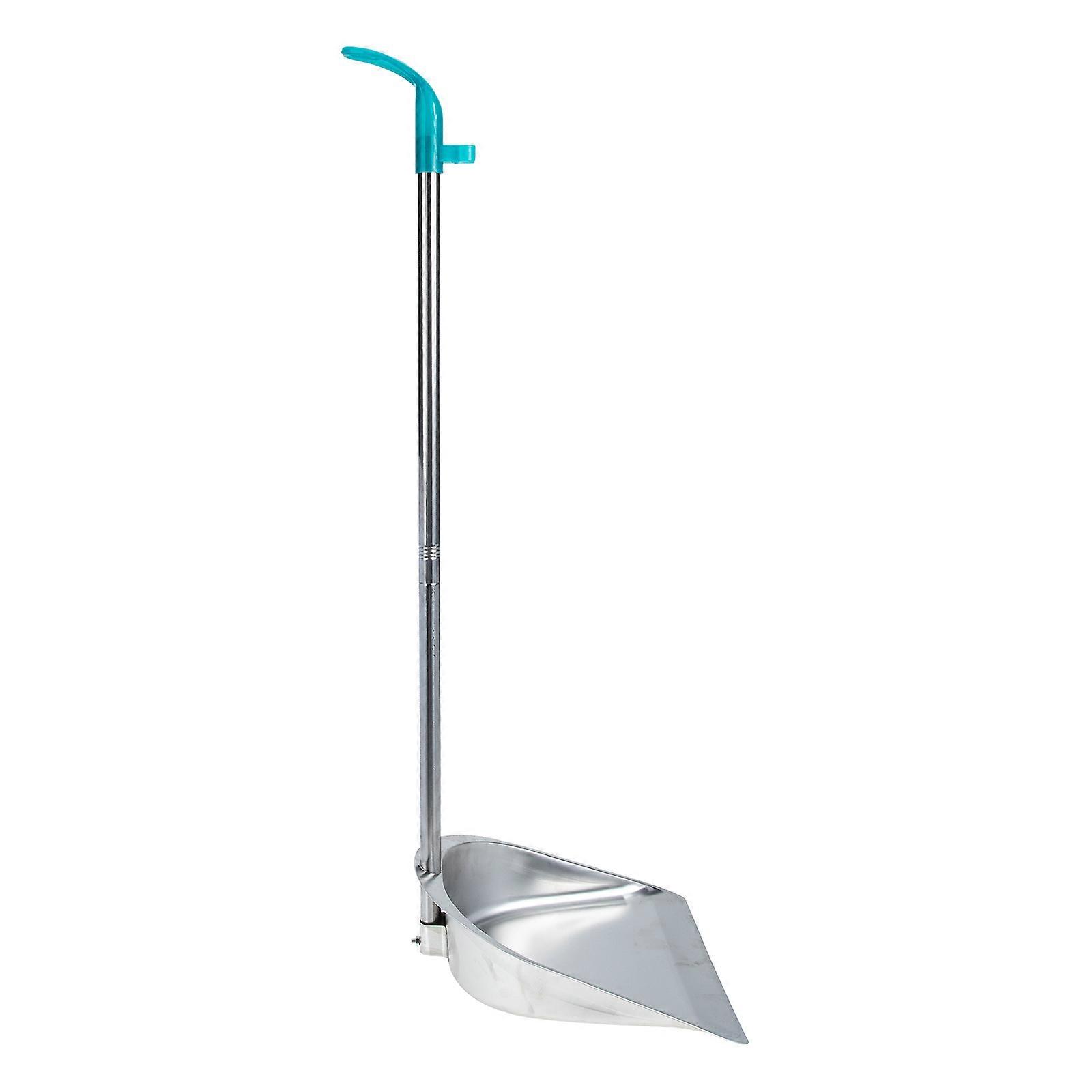 Stainless Steel Long Handle Dustpan for Home Cleaning – Durable, Practical Kitchen Tool for Easy Sweeping and Garbage Collection