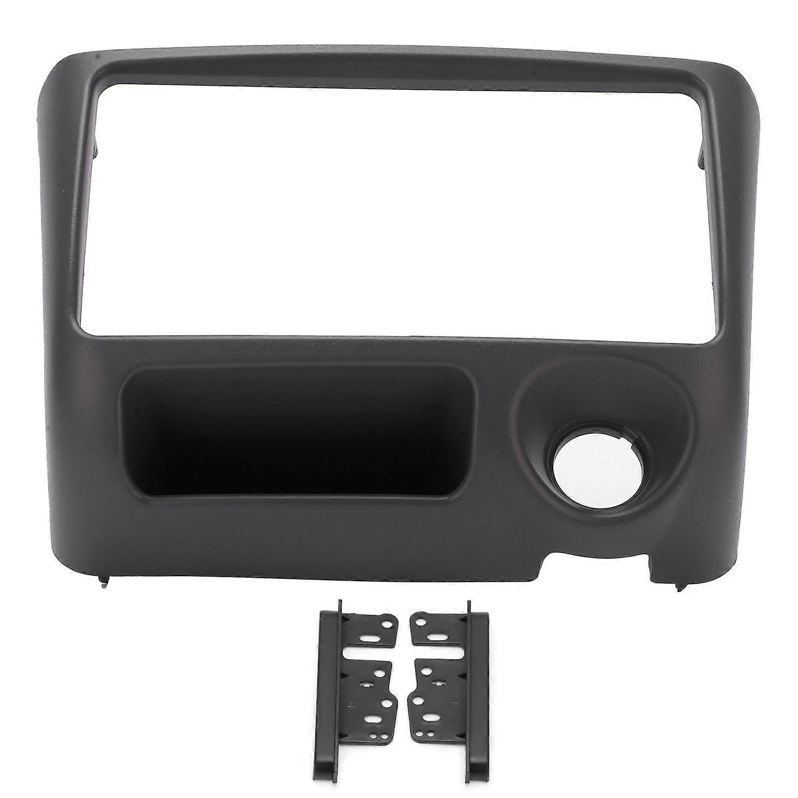 Car Stereo Panel Frame CD Fascia 2DIN Auto Interior Accessory Replacement for Vitz Yaris 19992005
