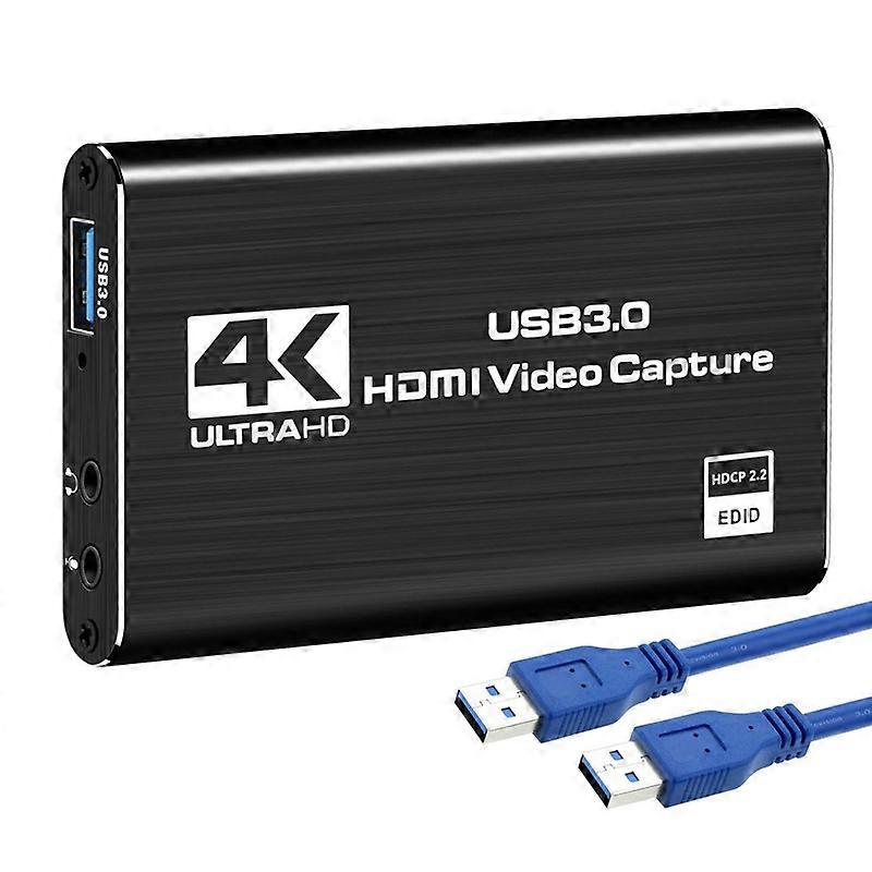 USB 3.0 4K 60HZ 1080P 60Fps HD Video Game Capture Card Video Converter HDMI Output Live Streaming fo