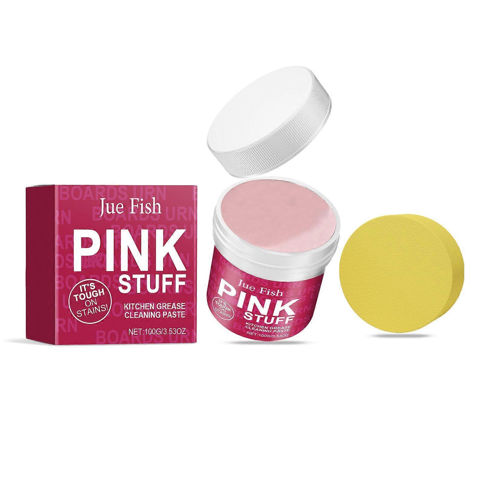 Το Pink Stuff Miracle Cleaner, 500g, έρχεται με σφουγγάρι και πανί μικροϊνών.The Miracle All Purpose Cleaning Paste.