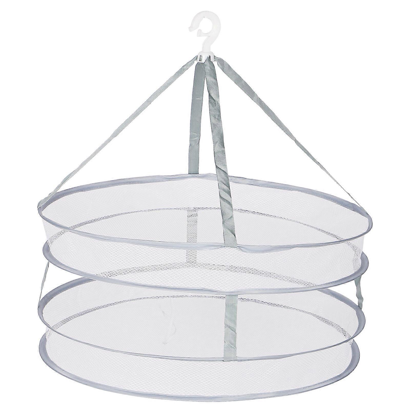 Telescopic Drying Net Portable Folding Drying Rack Outdoor Use Open-Mesh Construction 1Pack