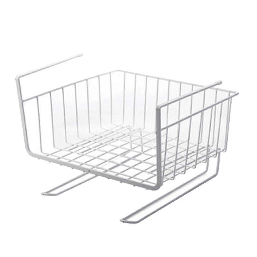 Under Cabinet Shelving Kitchen Shelf Rack White 30 X 25 X 23cm Storage Space-saving U-shaped Hook 1Pcs