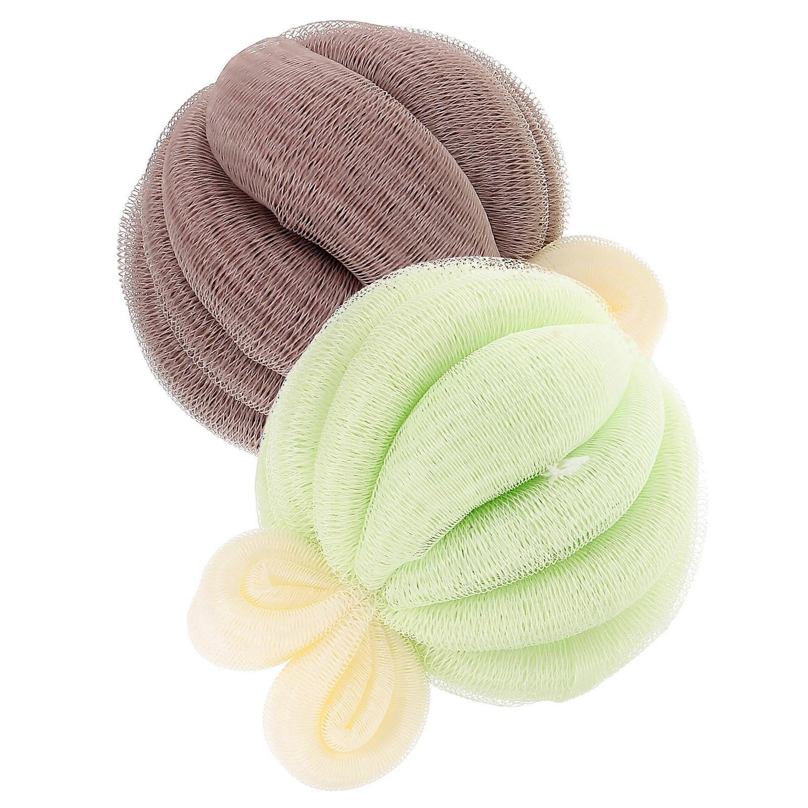 Skin Cleaning Scrubber Shower Loofah Exfoliating PE Material Daily Shower All Skin Types 2Pack