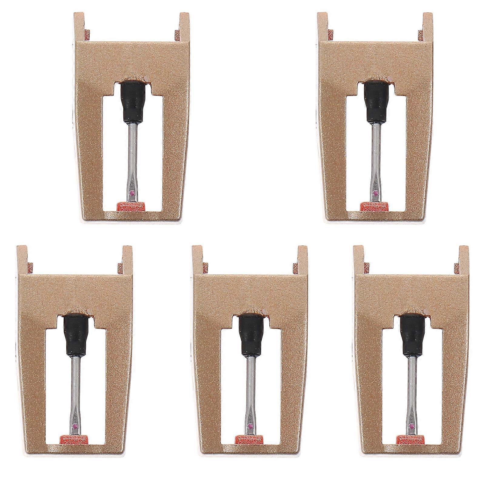 Turntable Replacement Needle Durable High Output Audio Enthusiasts 5Pcs