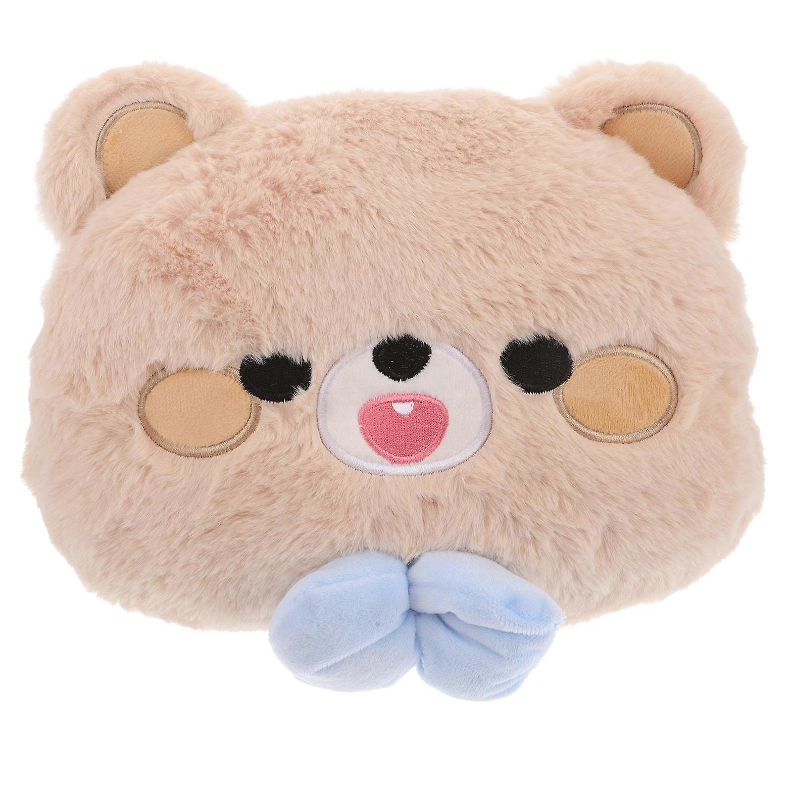 1Set Head Rest Pillow for Car Multi Color Oval Shape Embroidered Design Neck 11.0x10.2x3.9in