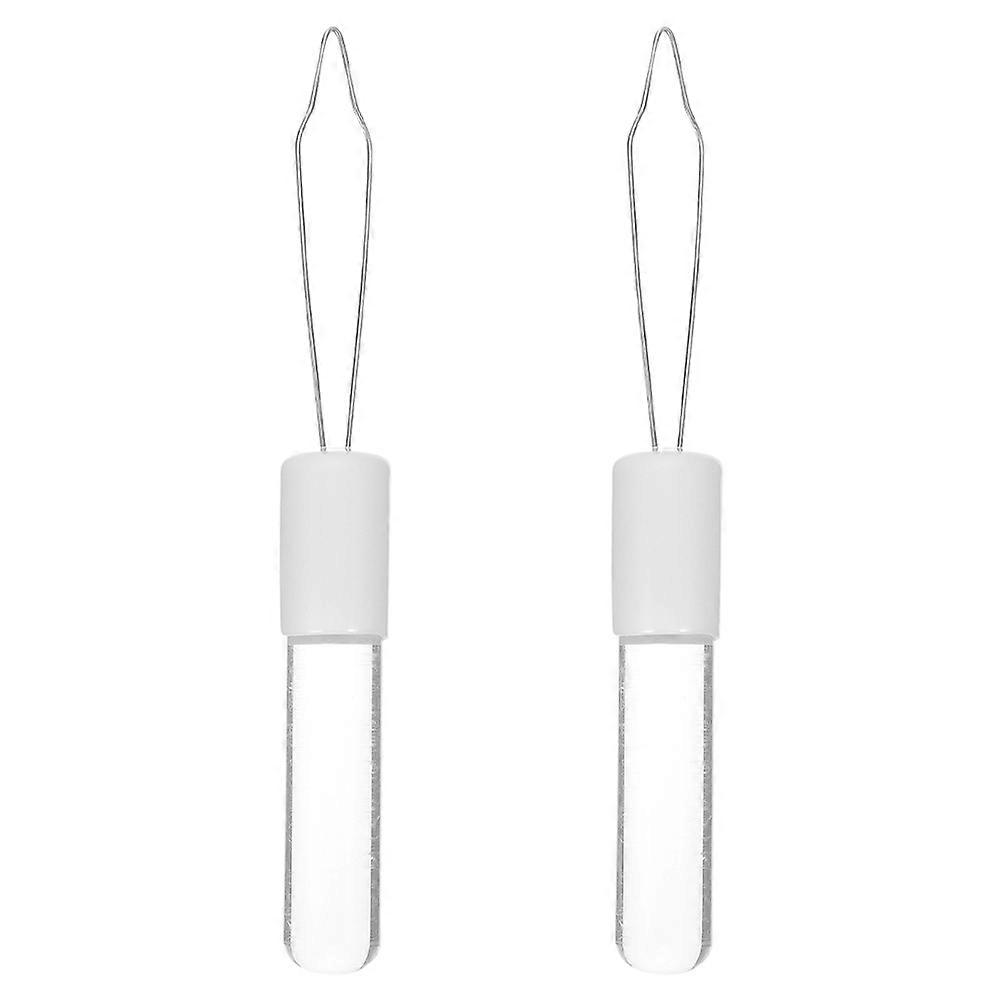 Acrylic Zipper Pull Assist Tool for Easy Dressing Aid – 2pcs Fastening Device for Pants & Clothes, Mobility Support for Seniors