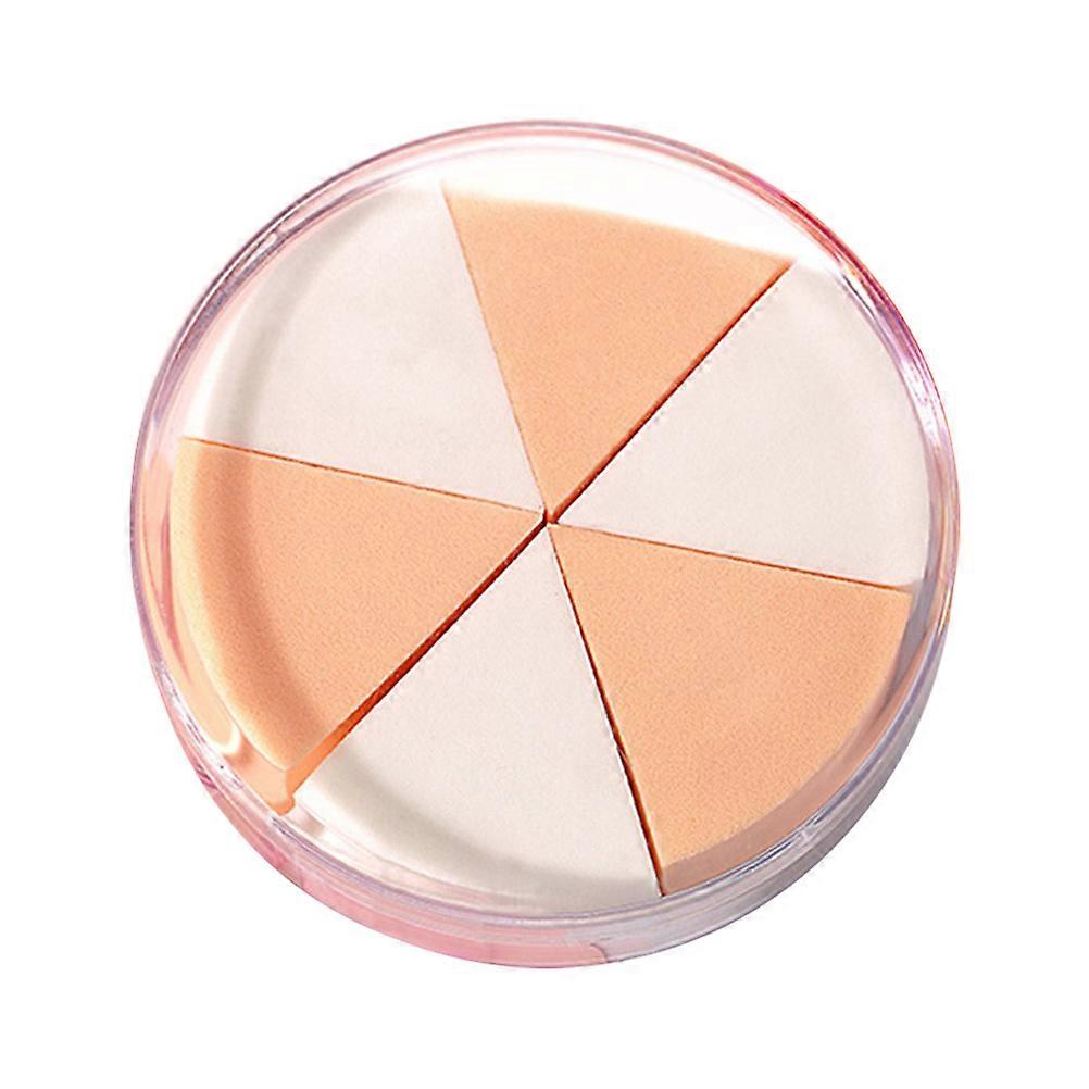 Powder Puff Set Powder Puff Cushion Foundation Sponge Salon Use About 9 Inches Diameter Dry and Wet Use All Skin Types 6Set