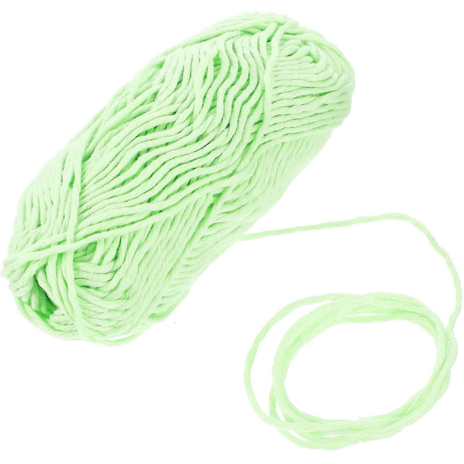 Glow in The Dark Yarn Luminous Polyester Yarn For Handicrafts Knitting 50g 1Pack