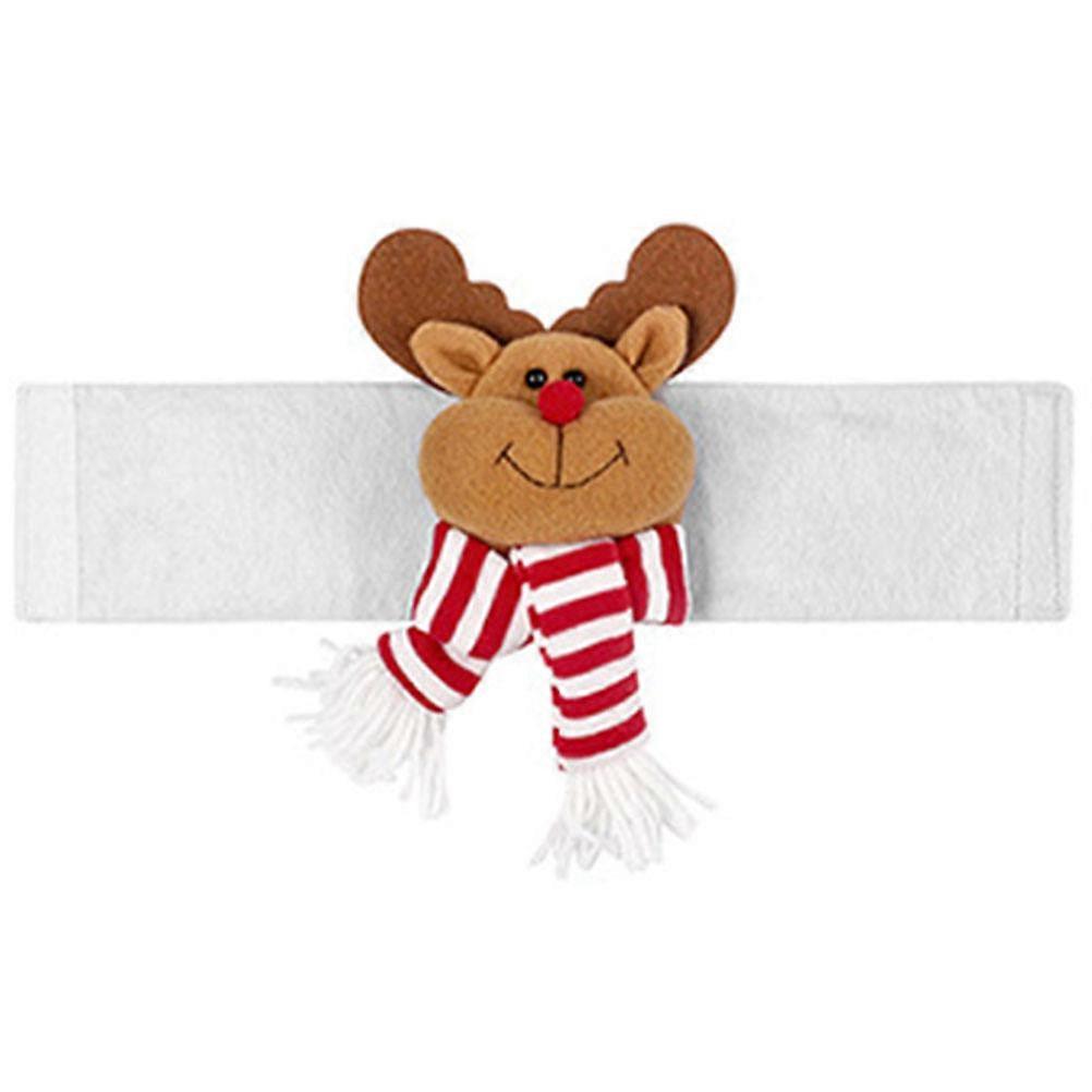 Curtain Holdbacks Cartoon Style Fabric Christmas Atmosphere 3D Design Curtain Tie Backs 1Pcs