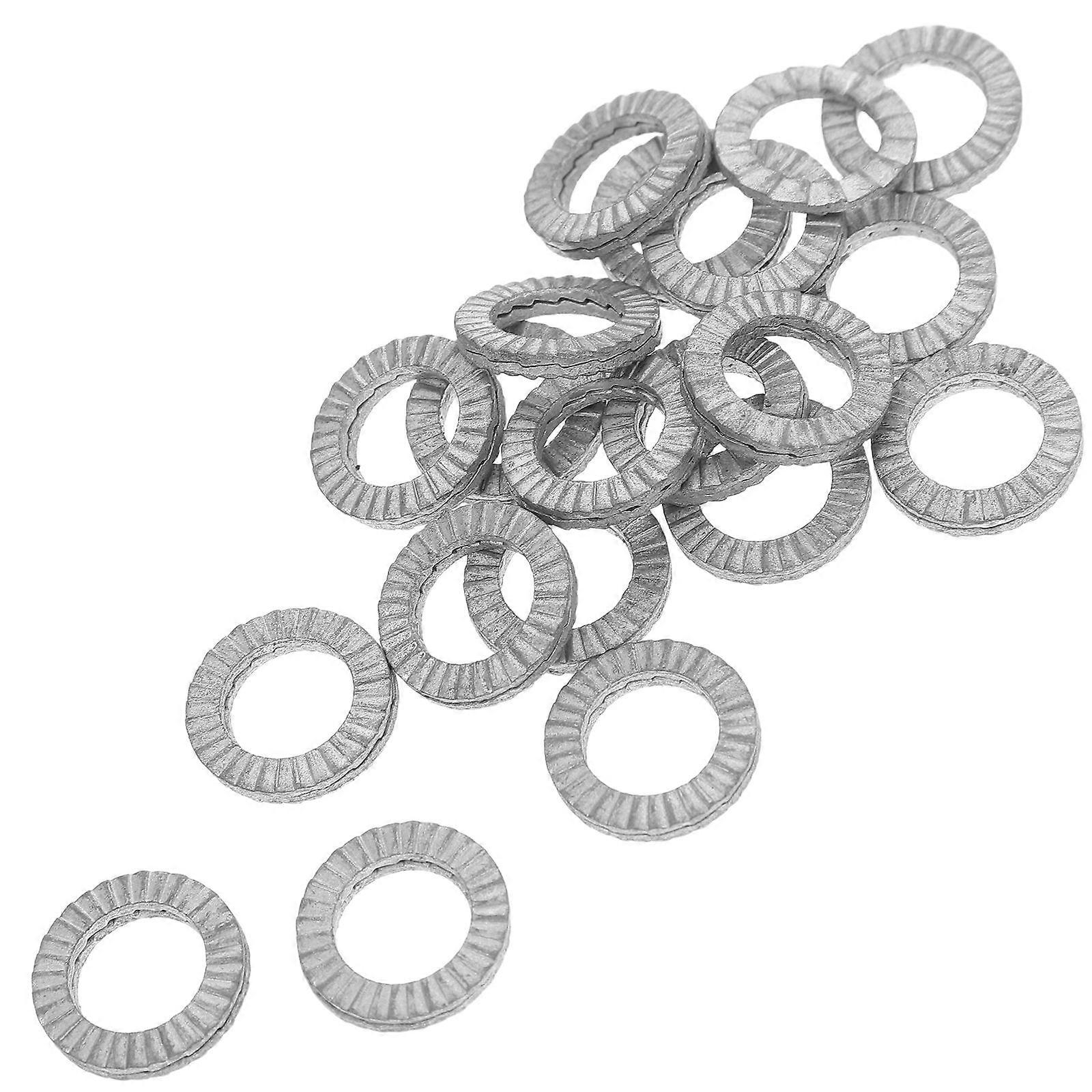 Tooth Washer Manganese Steel High-Strength Anti-Vibration Secure Locking Washer For Bolts Infrastructure Projects 20Pack