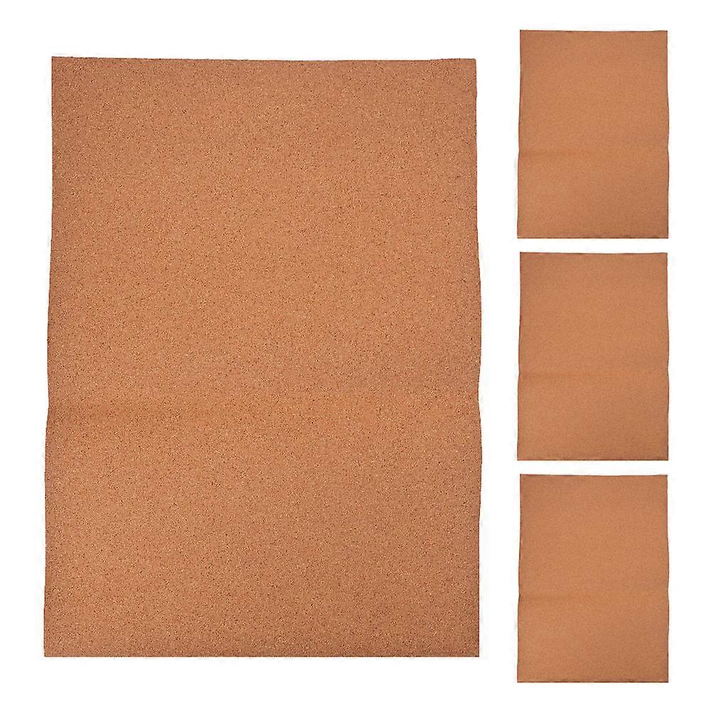 Fridge Mats Liners Refrigerator Lining Non-Slip High-Density Cork Roll For Home Users 4Set