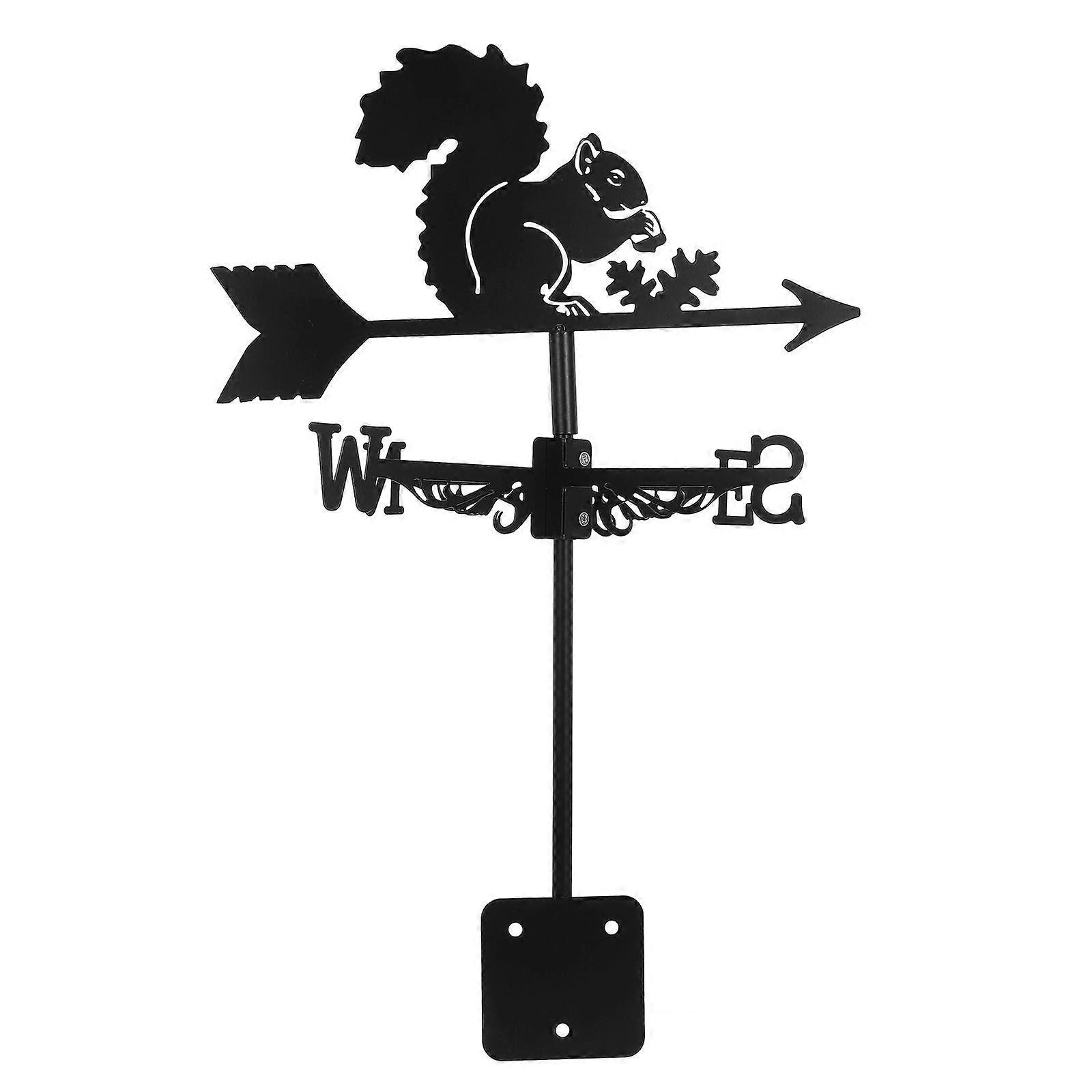 Charming Squirrel Weather Vane – Durable Direction Indicator for Roofs, Farmhouse, or Garden Decor