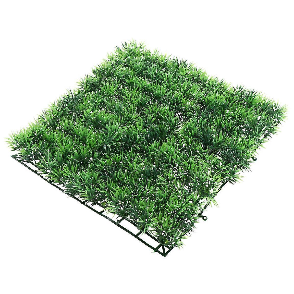 Aquarium Plants Grass Square Plastic Fish Habitat 1Set