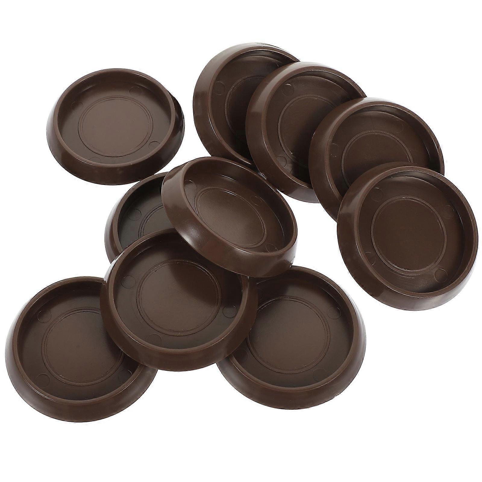 Non-Slip Furniture Coasters Wear-Resistant Couch Stoppers For Indoor Use 5.20X4.50X1.00Cm 10Pcs