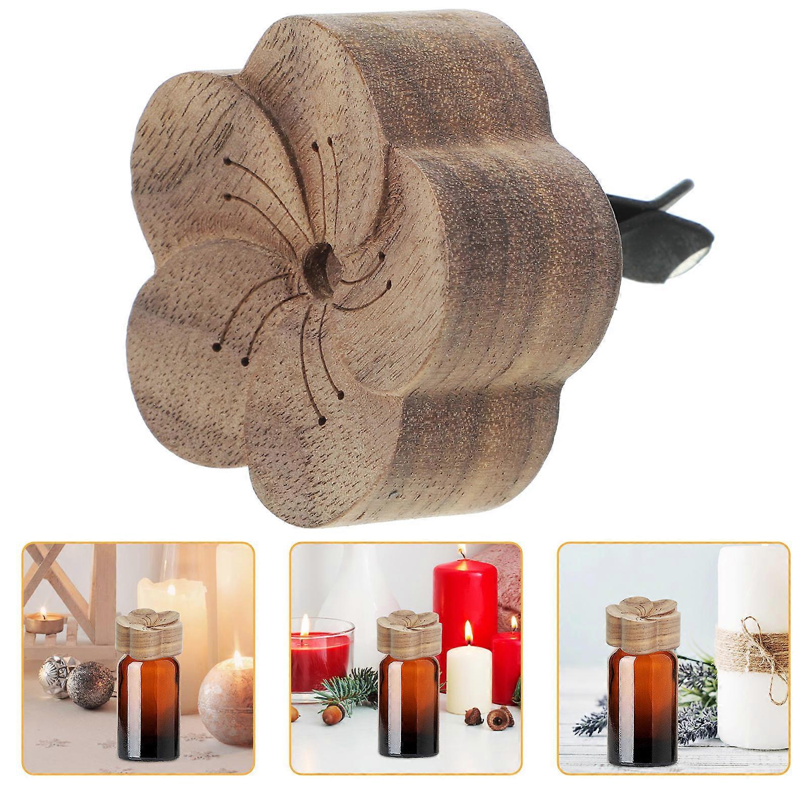 Wooden Design Home Diffuser Wood Fragrance Diffuser Desktop Adornment Random Color 1Pcs