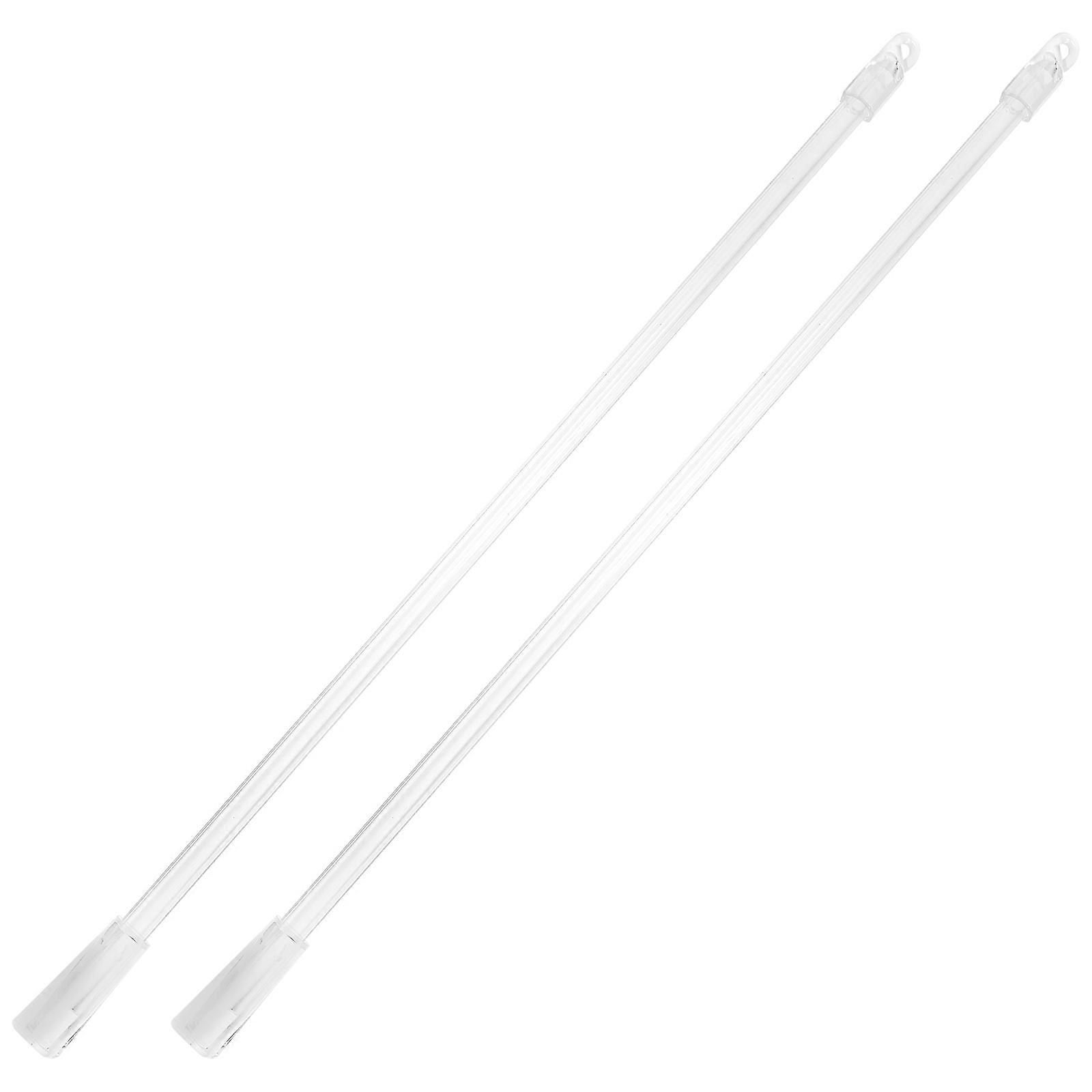 Acrylic Blind Wand Replacement with Hook – 2pcs Set for Vertical Blinds, Includes Window Opener Pole and Accessories