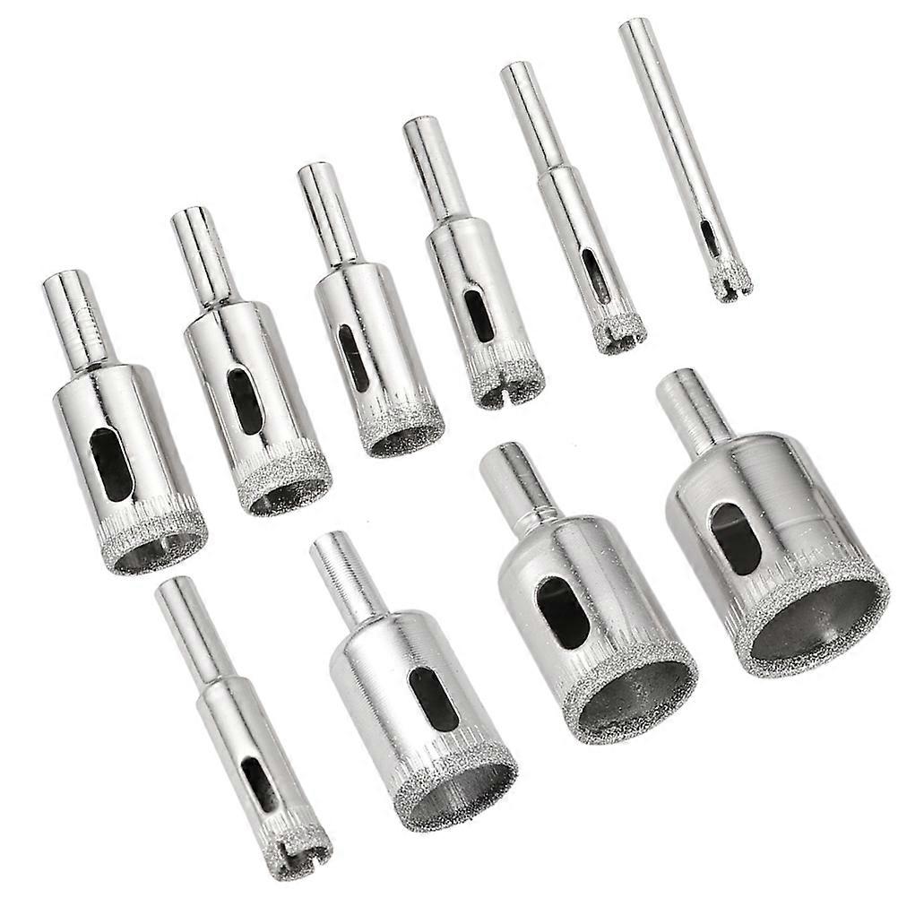 Small Drill Bits For Glass And Tile 20Pcs DIY Projects Silver