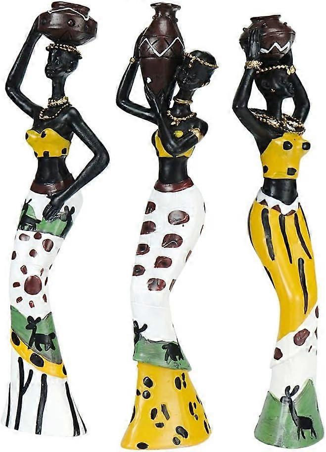 African Statues and Sculptures Room Decor African Art Bust Statuette Sunflower Girl