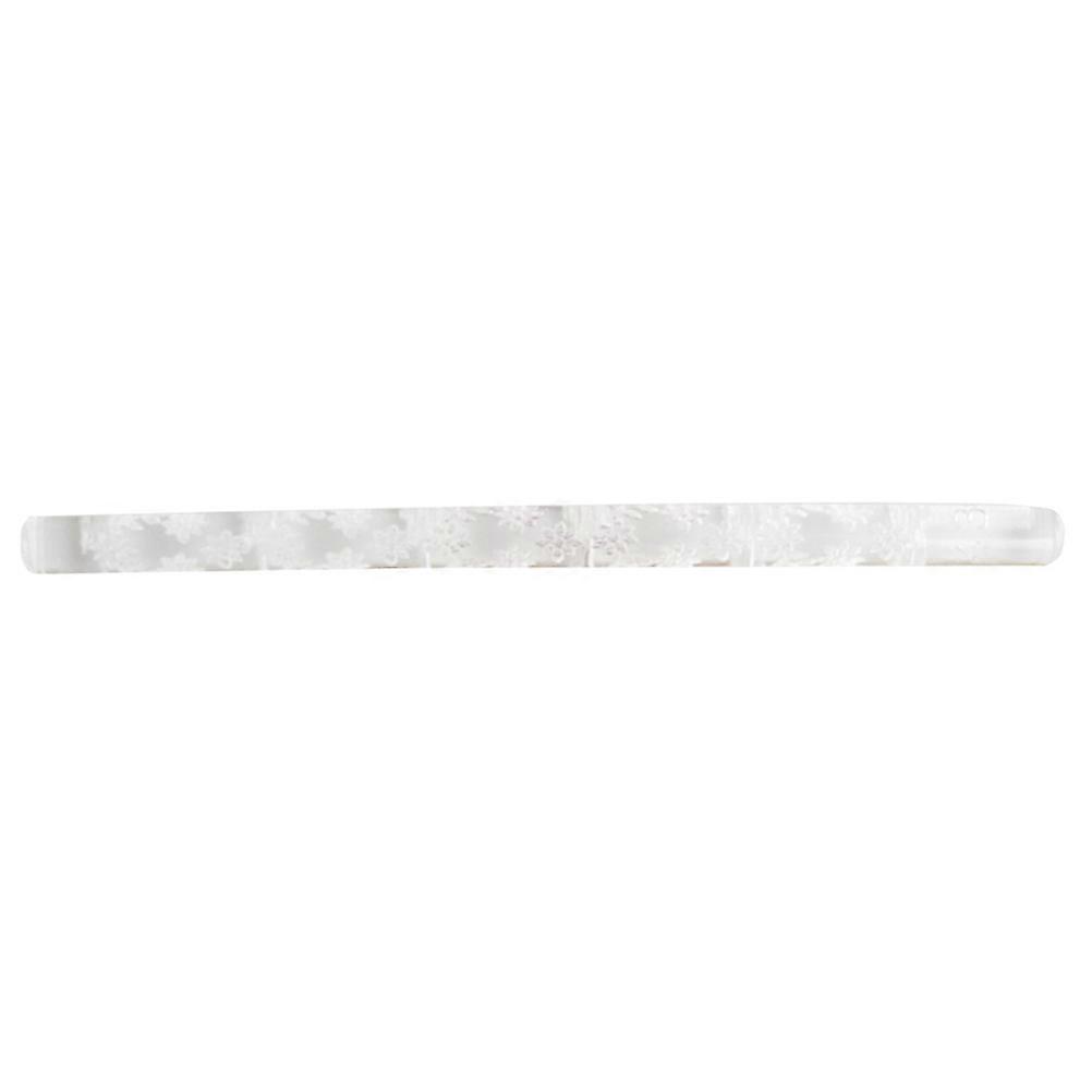 Embossing Rolling Pin With Flowers Pattern Pastry Making Acrylic Easy To Clean 1Set