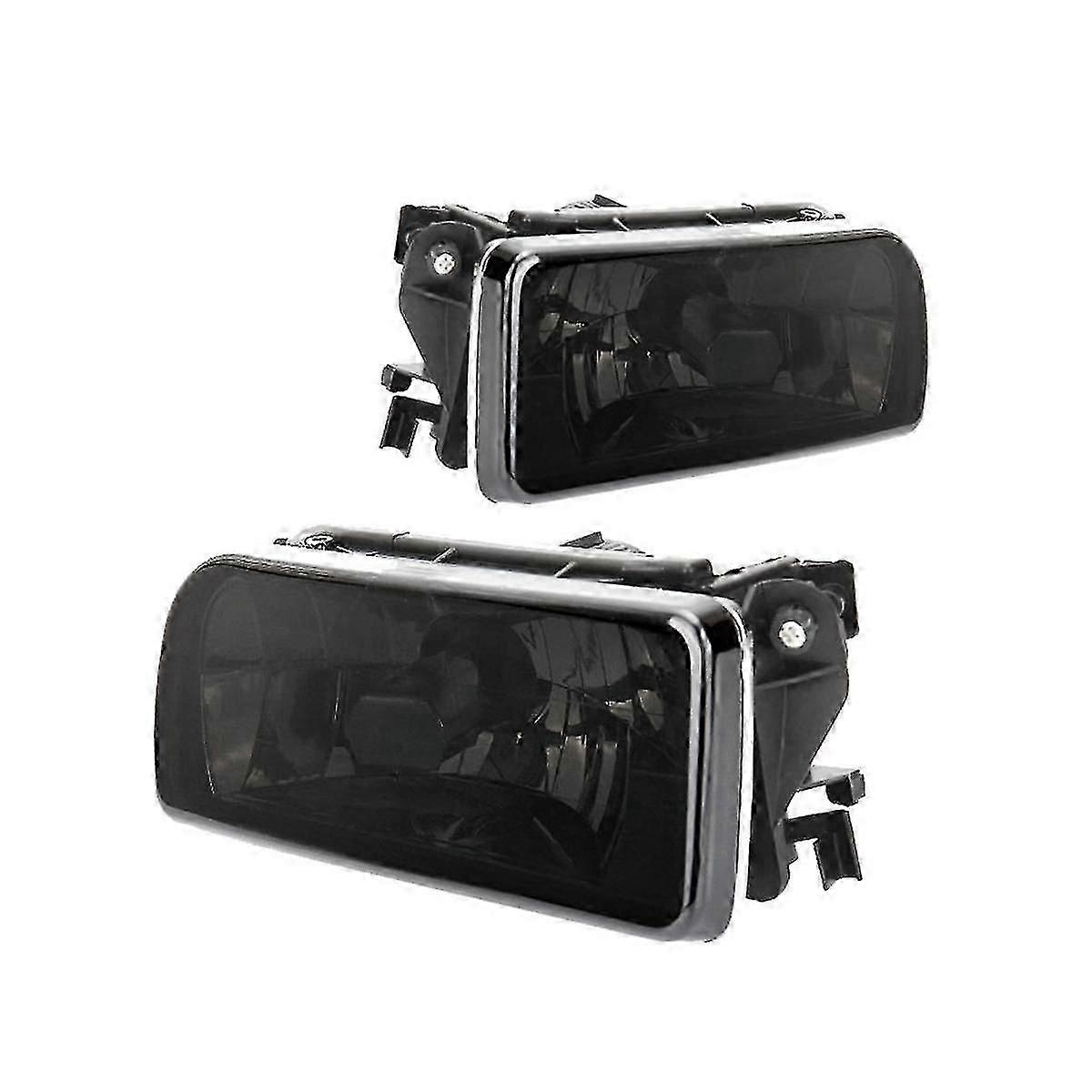 Left & Right Front Bumper Headlight Fog Housingcompatible withE36 318i 318ti 1992-1998 Car Fog Lights Covers