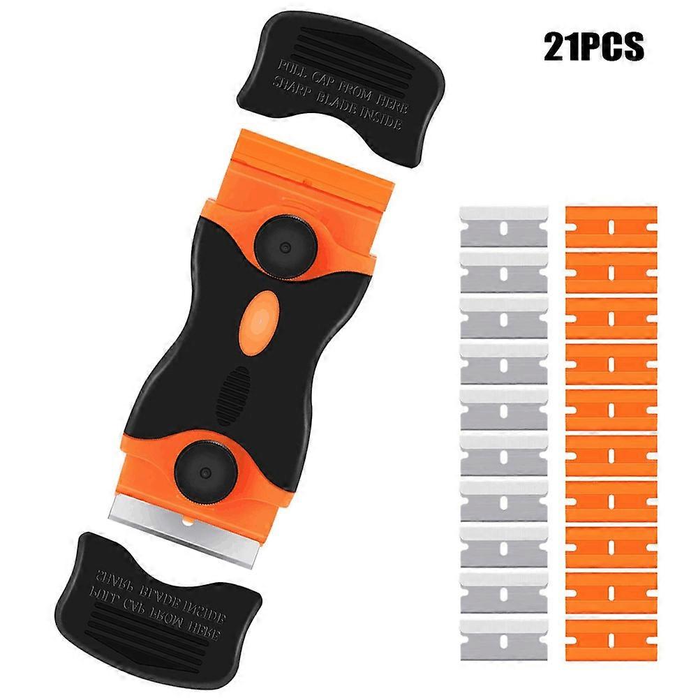 21pcs Mini Double Edge Scraper Blade Combo