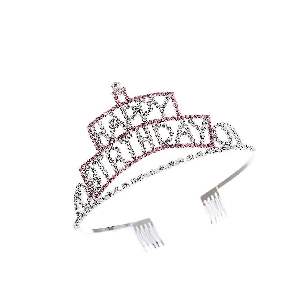 Here's a polished and engaging product description based on your input:
**Girl Crown Rhinestone Decorative Headdress – Durable, Lightweight &