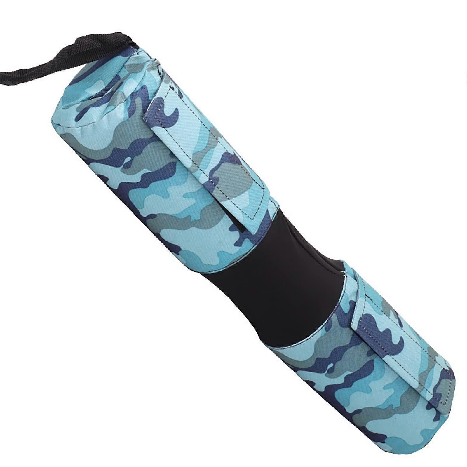 Squat Pad Barbell Pad for Squats, Lunges and Hip Thrusts, Foam Pad, Relief Neck, Shoulders, Camouflage Blue