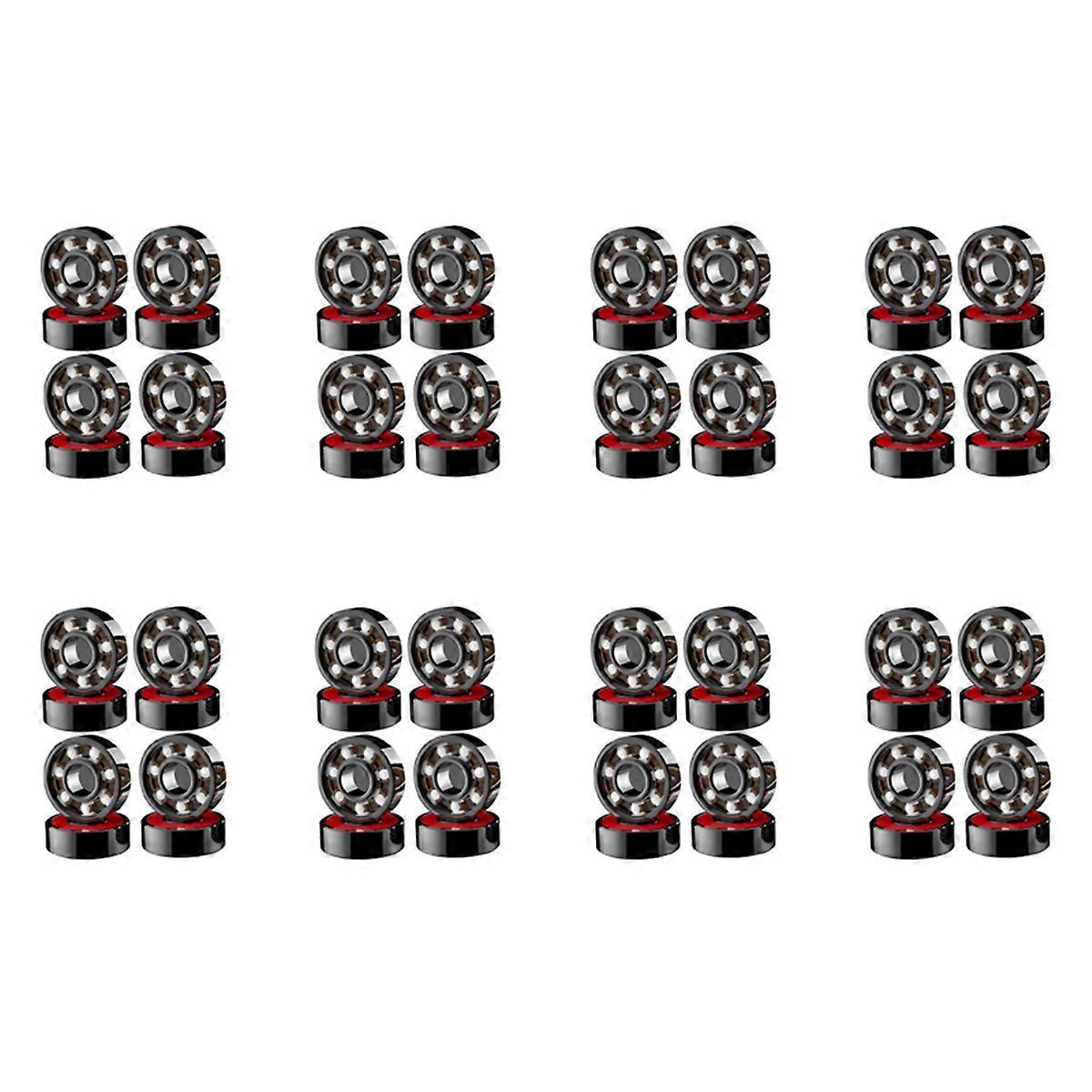 64 Pcs Ceramic Bearings High Speed Wear for Skate Skateboard Wheel