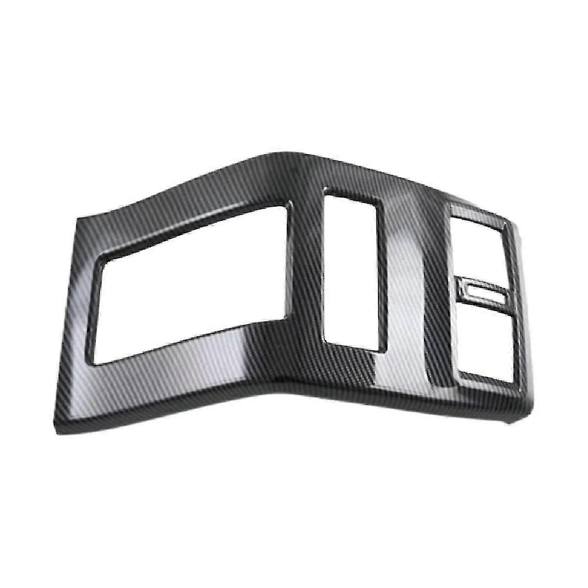 Car Rear Exhaust Panel Frame Carbon Fiber Pattern Decorative Stickers For 2022-2023