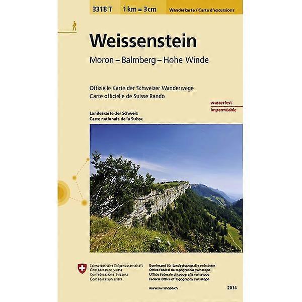 Weissenstein Walking Map 3318t