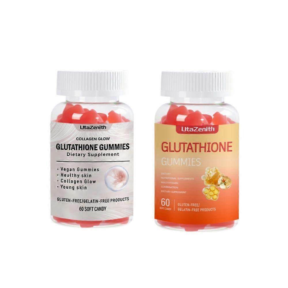 L, Glutathione (containing vitamin C and vitamin B12), daily supplement, combination pack