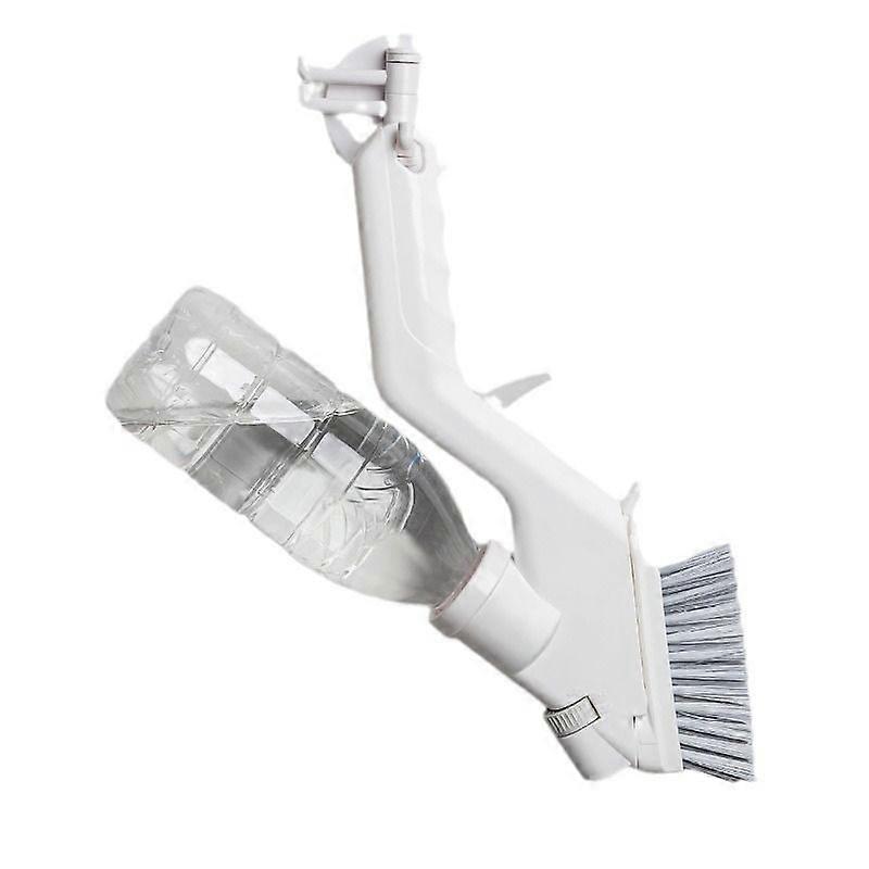 Multi-function kitchen cleaning brush set, press water spray, tile brush, wiper, gap sponge