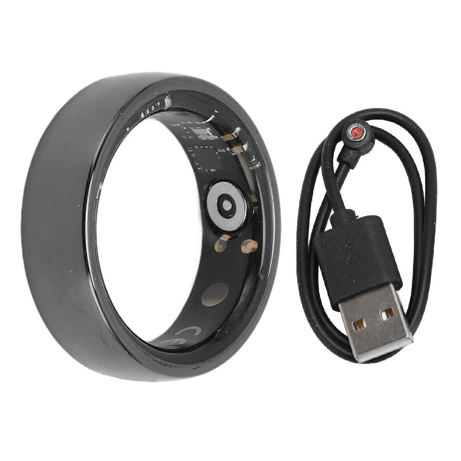 NFC Smart Ring: Waterproof 5ATM, Pedometer, Ceramic Design, Quick Access, Easy Charging