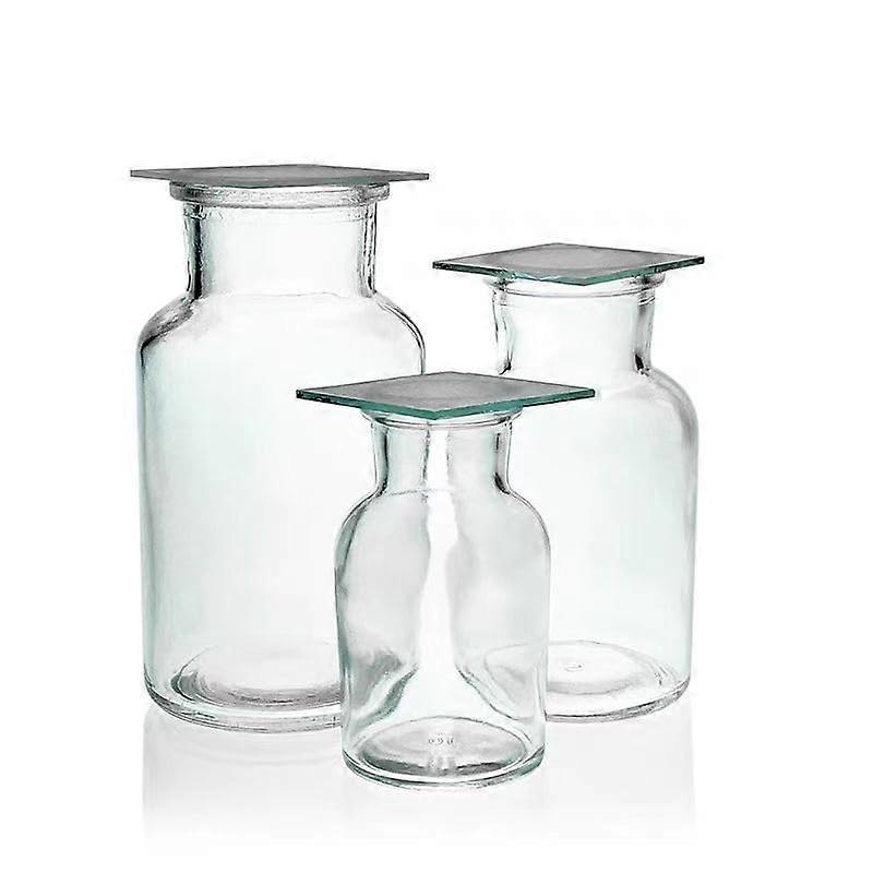 60 ml Glass Gas Collection Bottle with Frosted Edges for Educational Use and Scientific Experiments