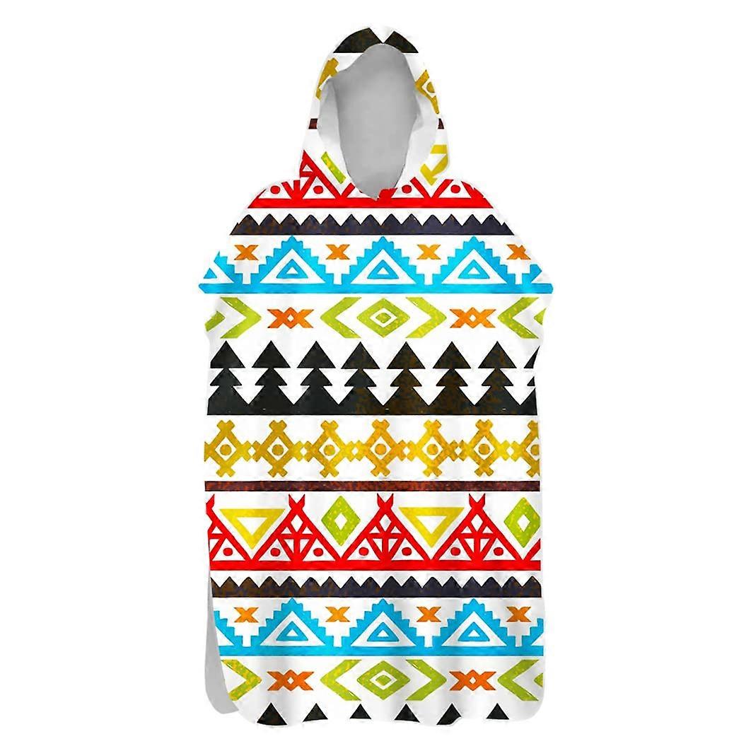 Treer Surf Poncho, 3D Bath Poncho, QuickDrying Beach Towel, Microfibre for Adults 80x145cm Planet