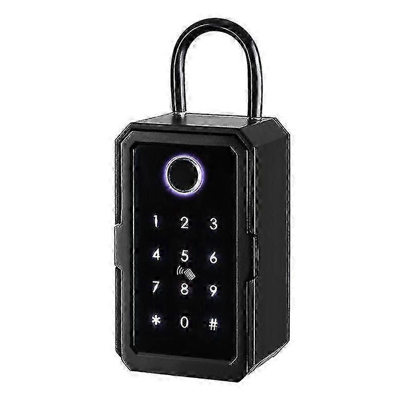 Smart Key Lock Box Ttlock Wifi Fechadura Eletronica Waterproof Wall Mount Fingerprint Door Lock Security Lockbox